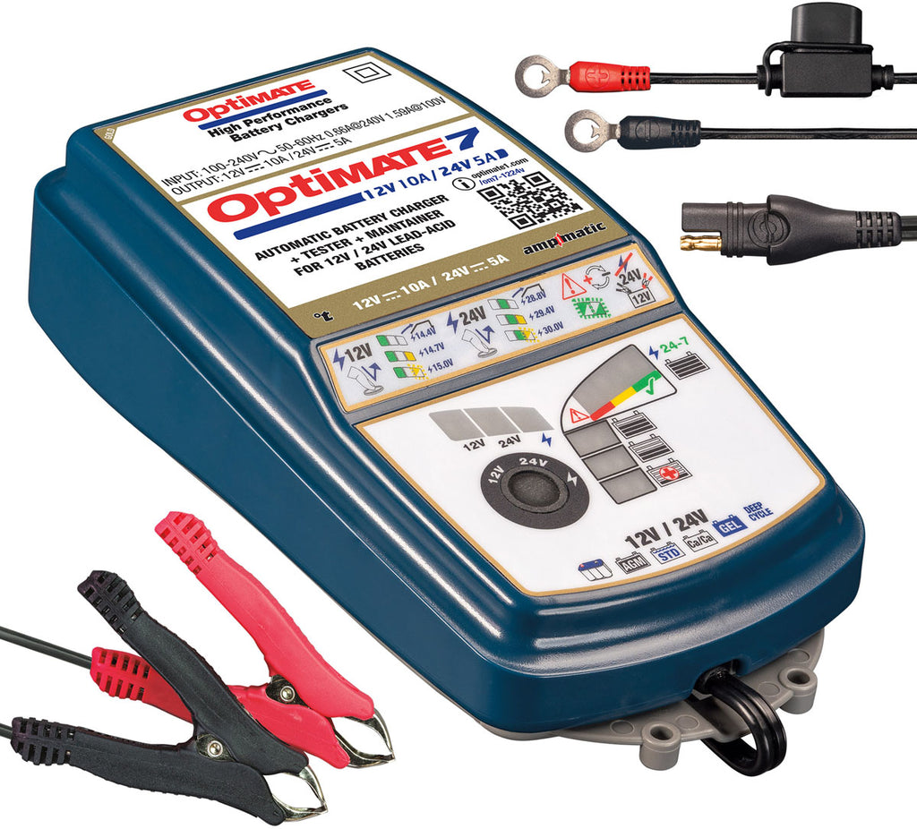 OptiMate 7 Charger - 12 V/24 V