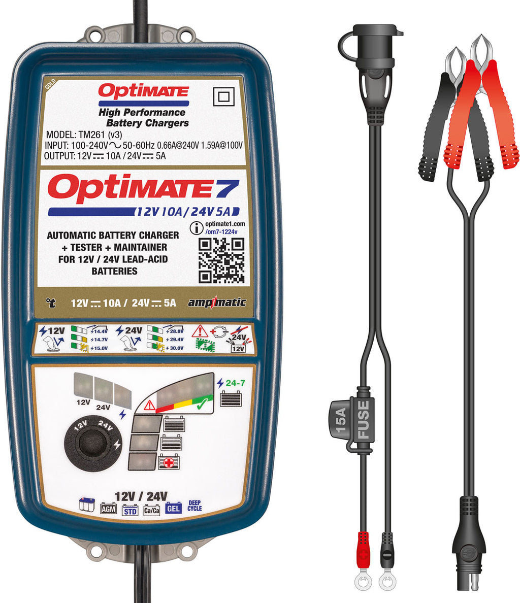 OptiMate 7 Charger - 12 V/24 V