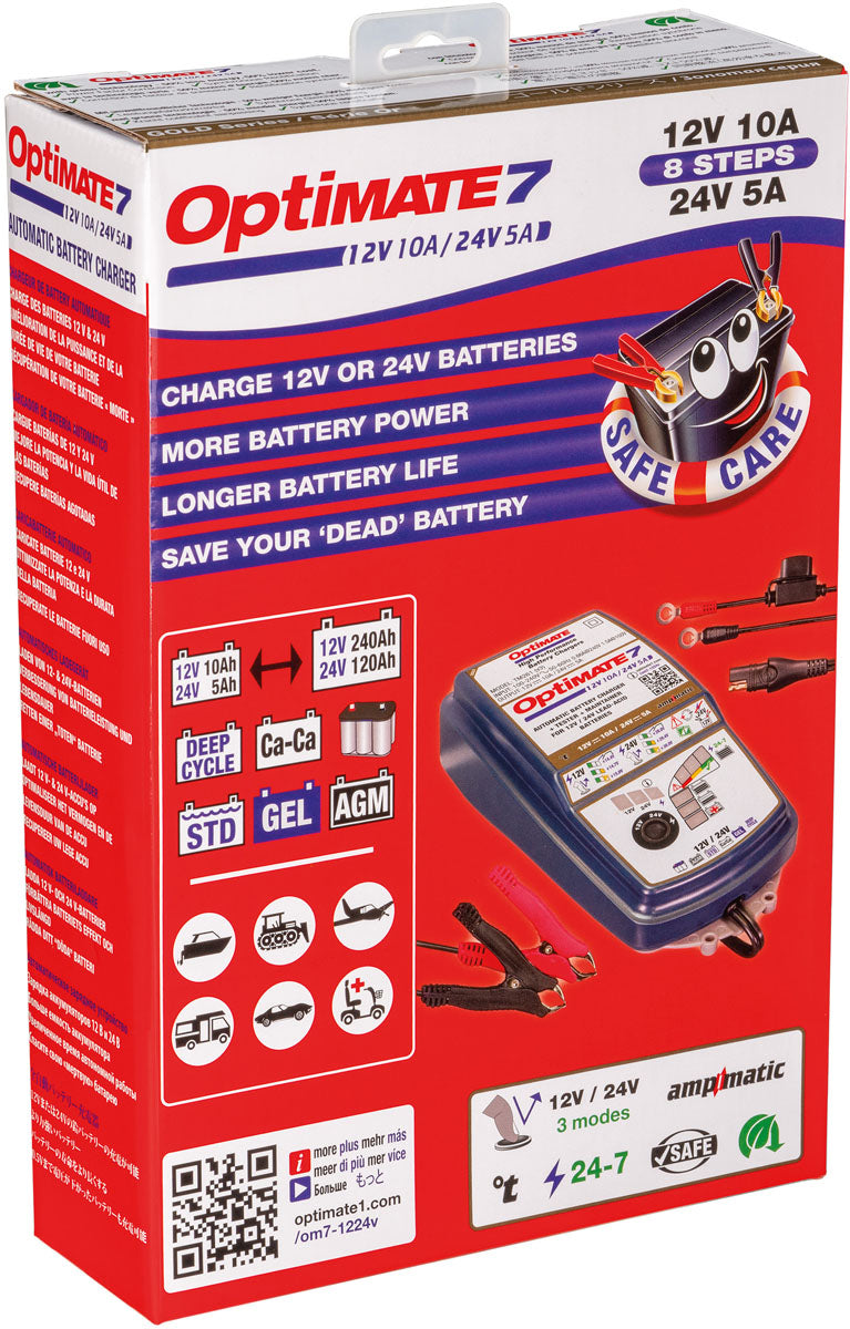 OptiMate 7 Charger - 12 V/24 V
