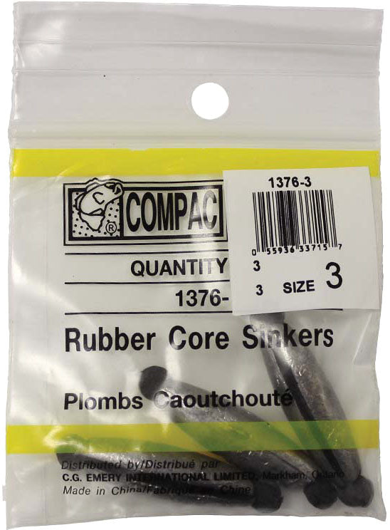 Rubber Core Sinkers