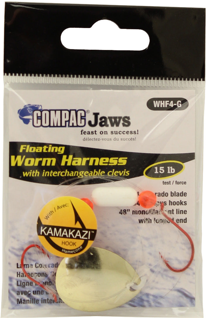 Floating Worm Harness 48 in 15 lb