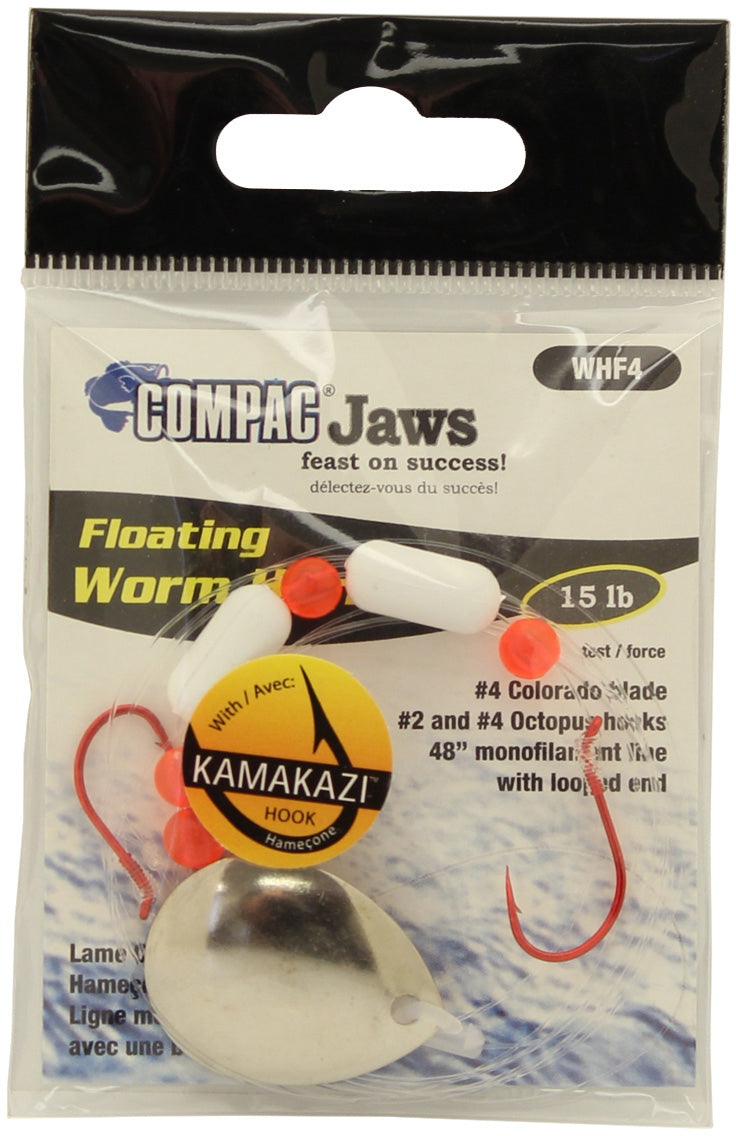 Floating Worm Harness 48 in 15 lb