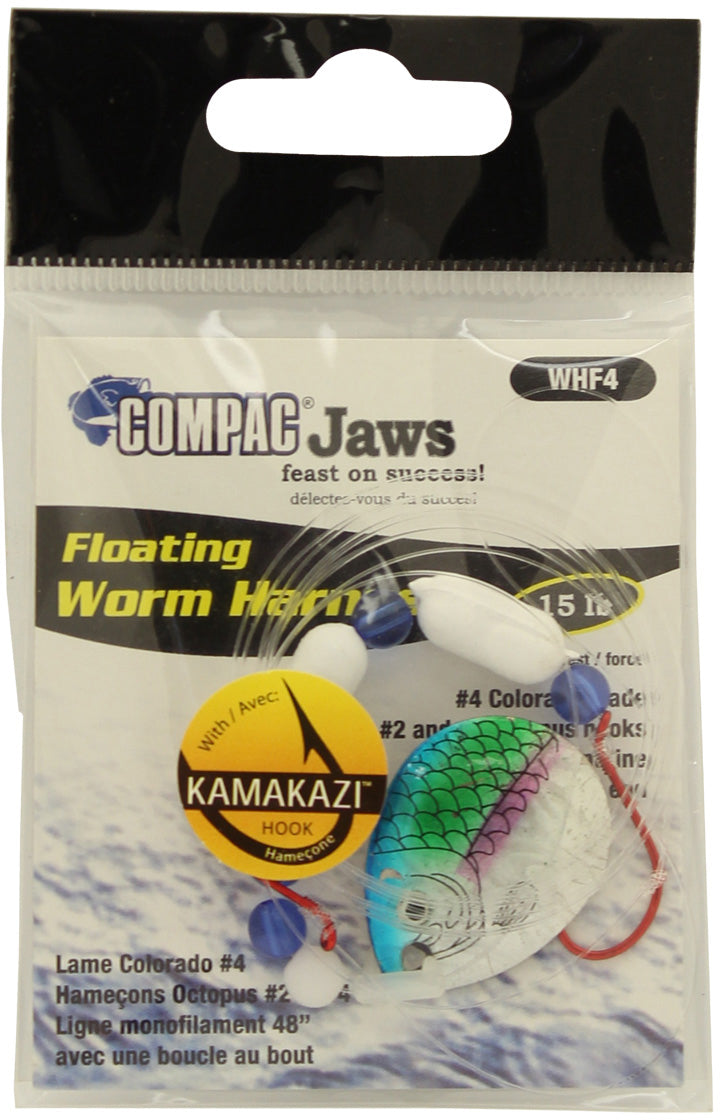 Floating Worm Harness 48 in 15 lb