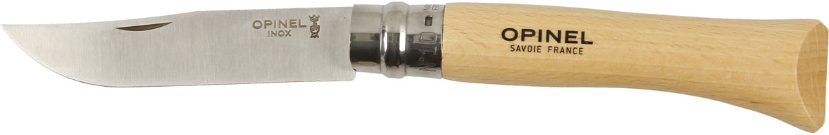 N°10 Naturel Stainless Steel Folding Pocket Knife