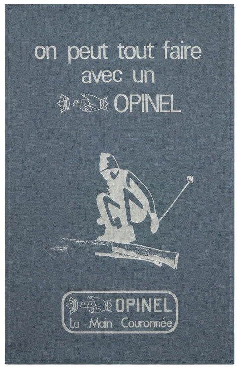 Tea Towel - On peut tout faire avec un Opinel