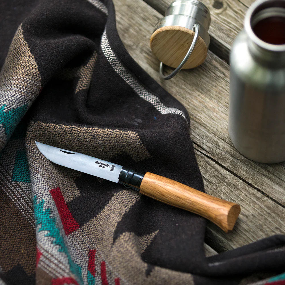 No. 08 Black Oak Folding Knife