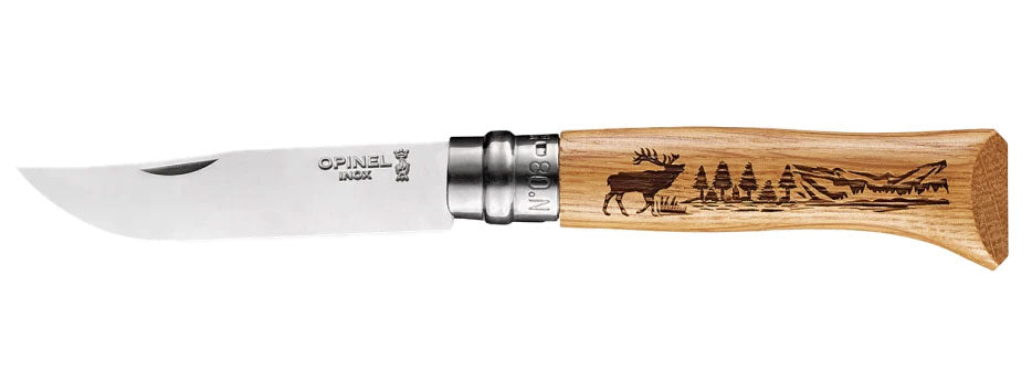 N°08 Animalia Pocket Folding Knife - Deer
