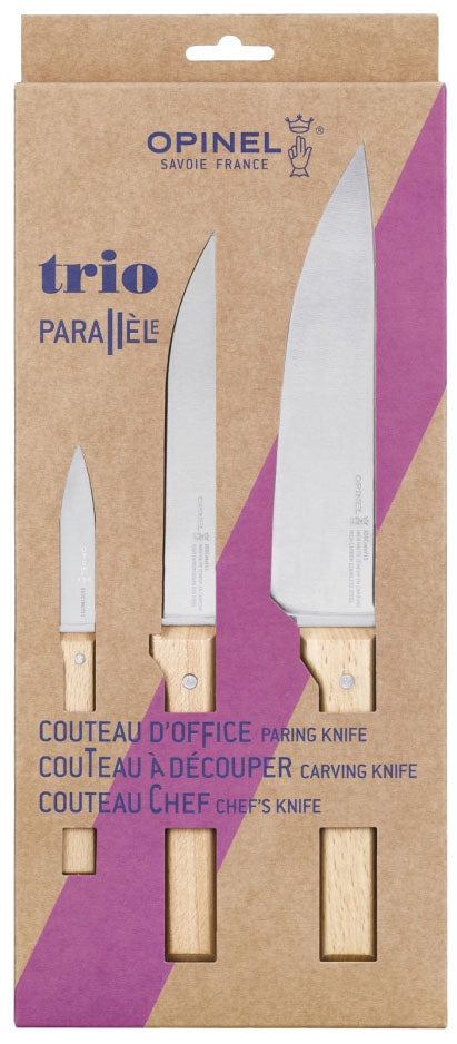 Trio Parallèle Knives Set 