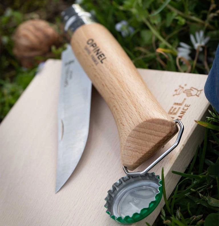 N°10 Corkscrew Bottle Opener Folding Knife 