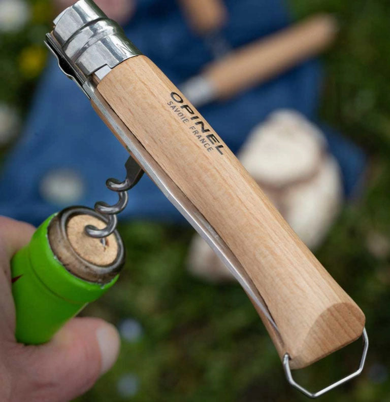 N°10 Corkscrew Bottle Opener Folding Knife 