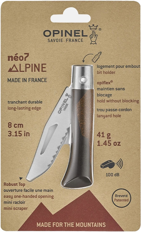 néo7 Alpine Dark Brown Folding Pocket Knife