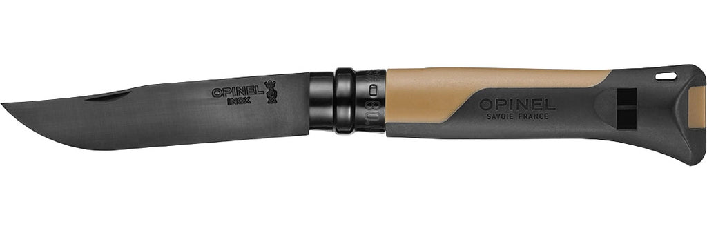 N°08 Horizon Mustard Black Folding Pocket Knife