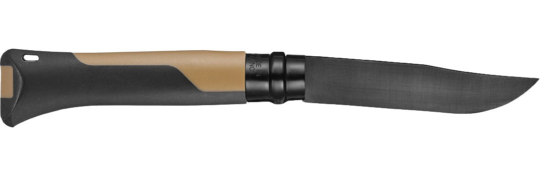 N°08 Horizon Mustard Black Folding Pocket Knife