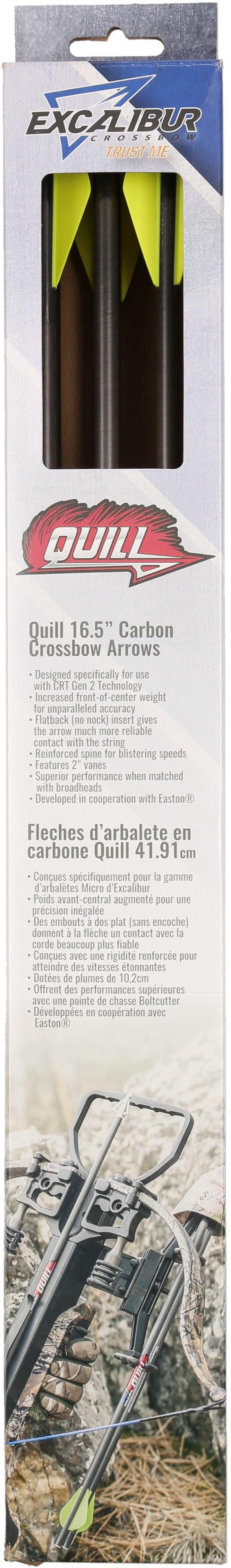 Quill Carbon Arrows - 6/PK