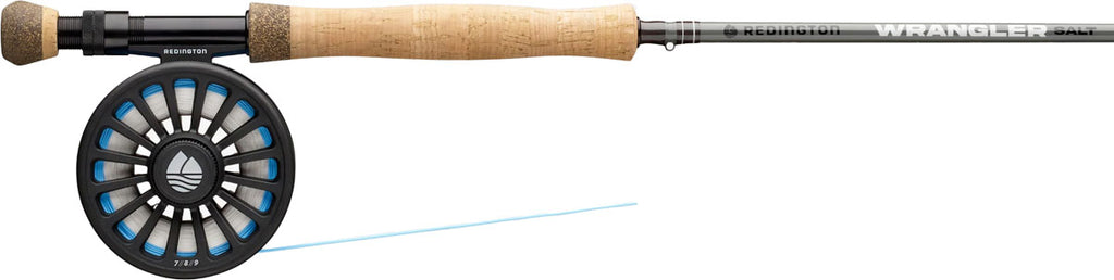 Wrangler Salt Fly Rod and Reel Combo - 4 pcs