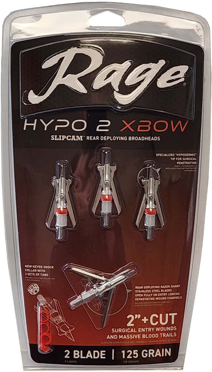 Hypo 2 Broadheads - 4/PK