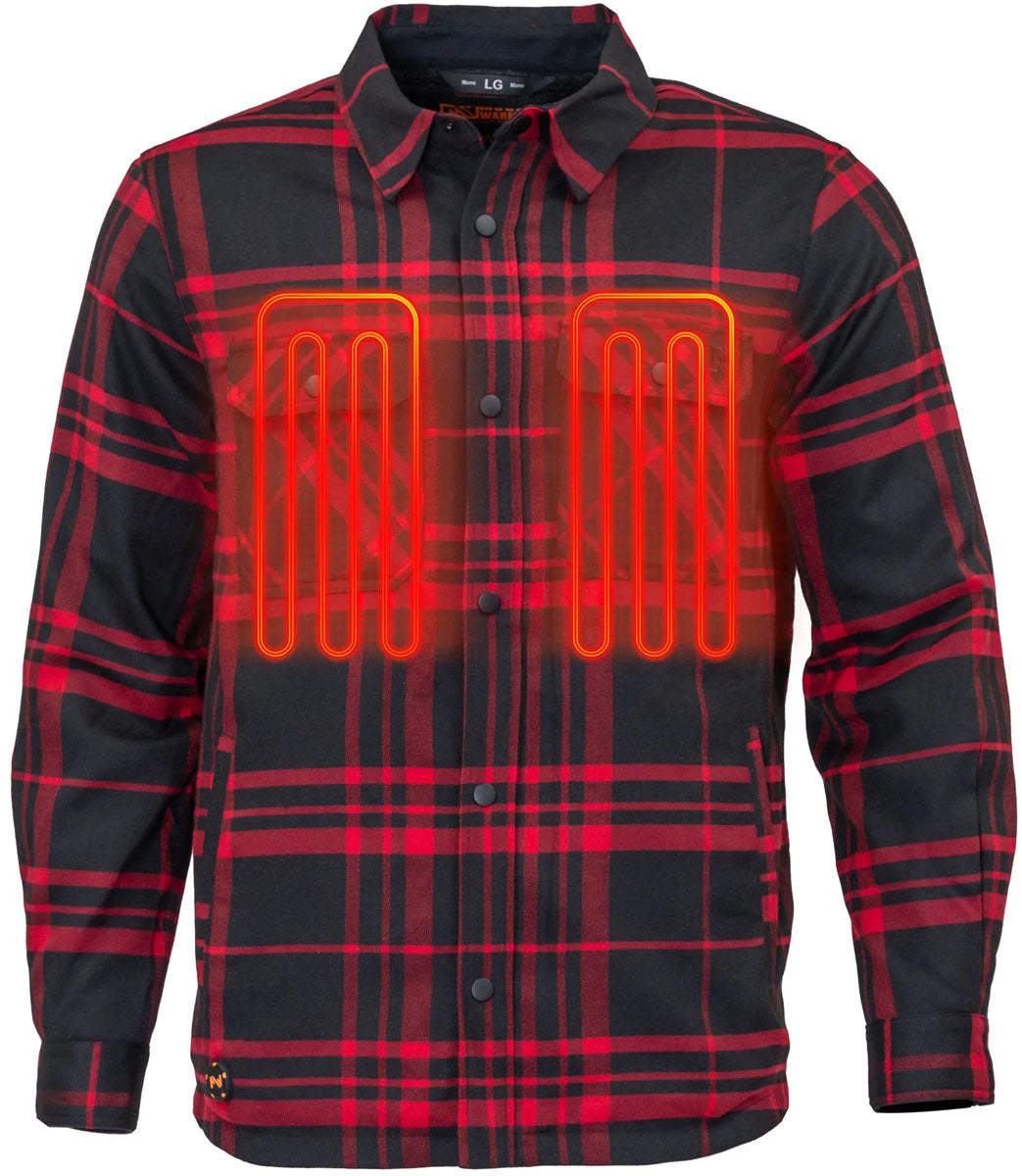 Heated Hunting Plaid Jacket - Men's