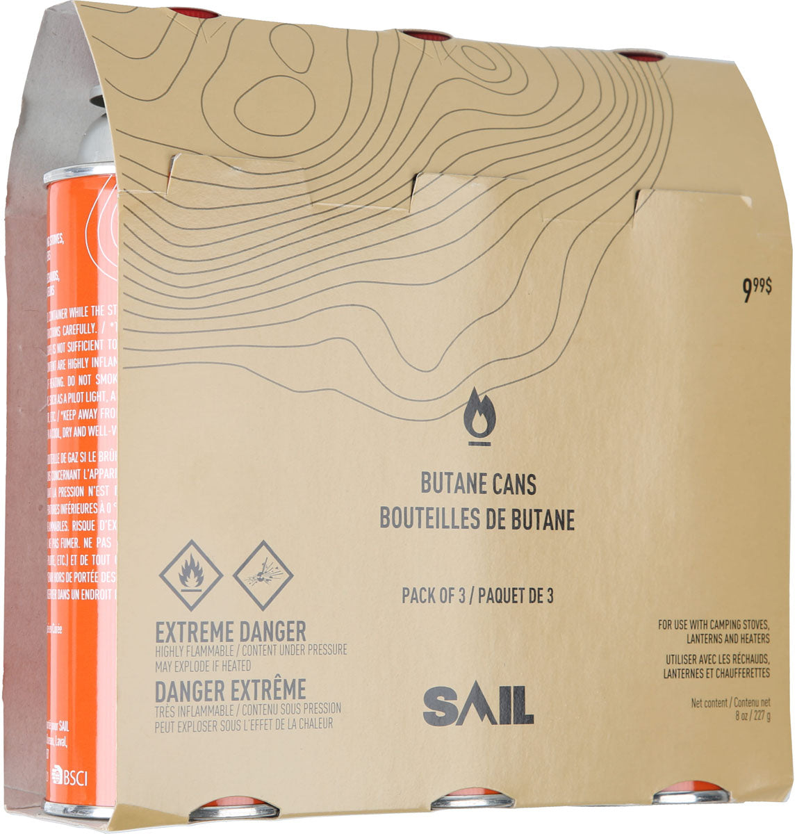 Butane Cans - 3/PK