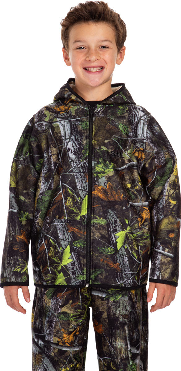 Fall Hunter Hunting Zip Hoodie - Junior