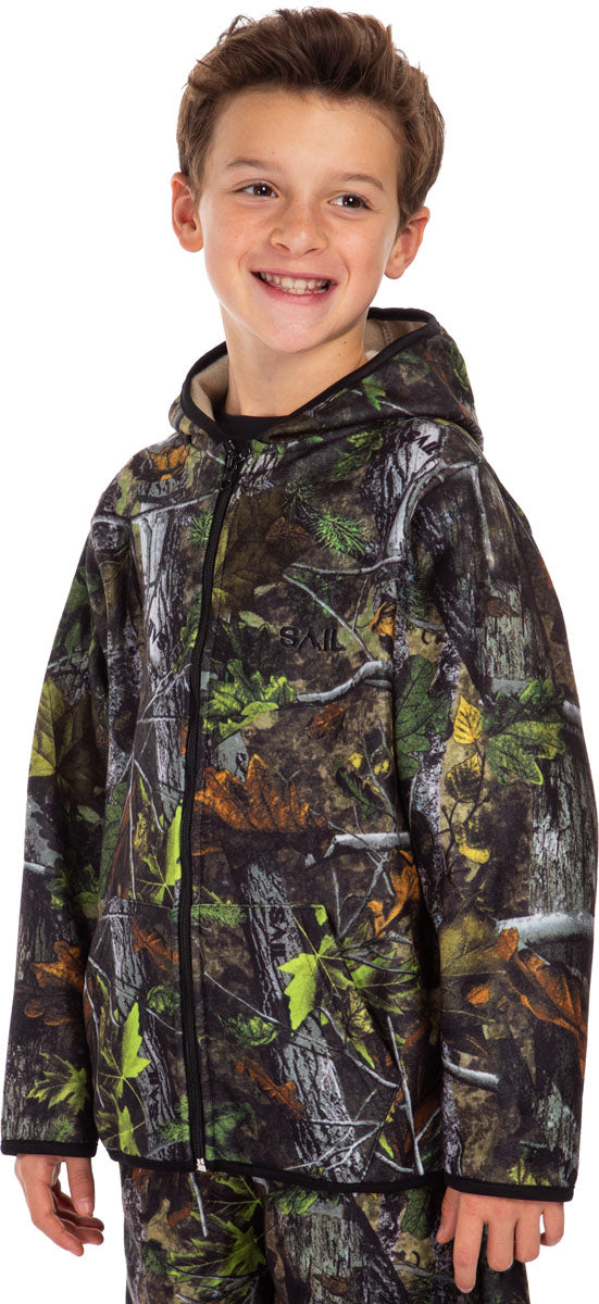 Fall Hunter Hunting Zip Hoodie - Junior