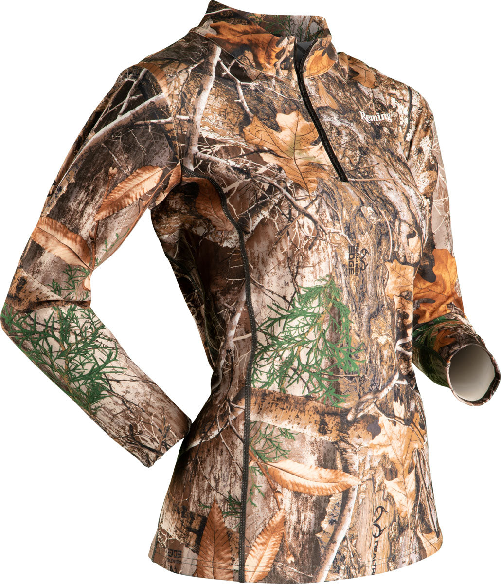 Trapper Hunting Long Sleeve Half Zip Baselayer - Women's