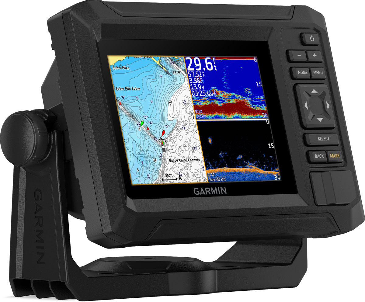 Echomap UHD2 55cv Fishfinder with Chart Plotter with GT20-TM Transducer and Navionics+ Canada and Alaska Mapping