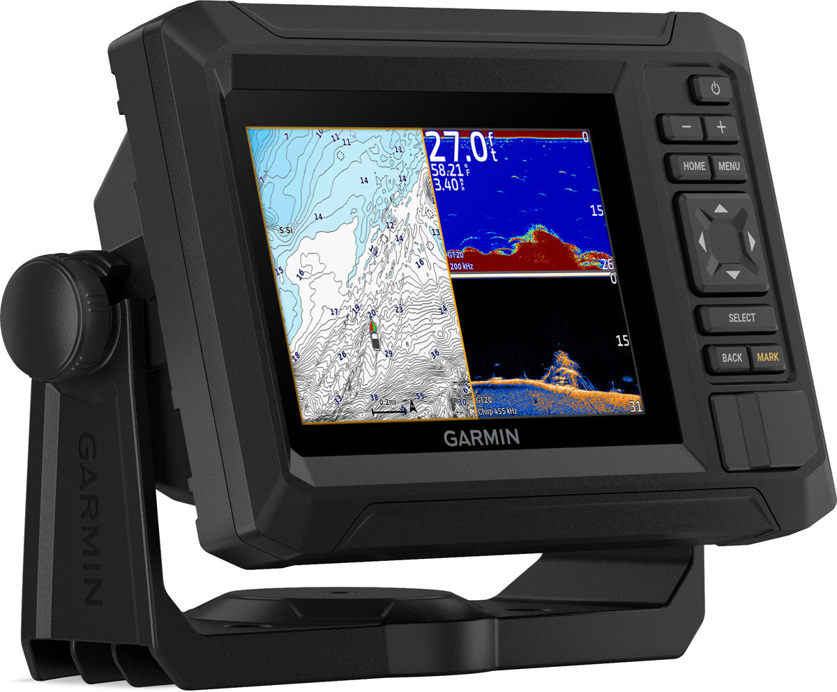 Echomap UHD2 55cv Fishfinder with Chart Plotter with GT20-TM Transducer and Navionics+ Canada and Alaska Mapping
