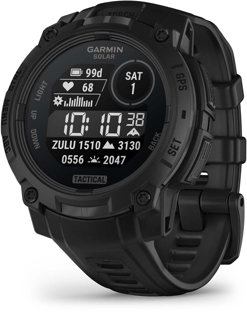 Instinct 3 Tactical Solar GPS Activity Smart Watch - 45 mm 