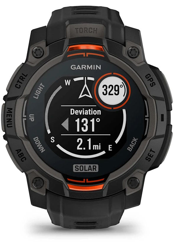 Instinct 3 Solar GPS Activity Smart Watch - 45 mm