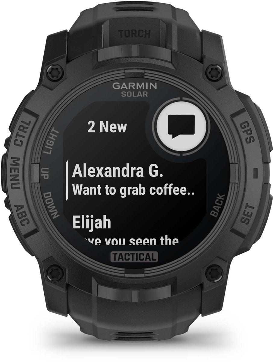 Instinct 3 Tactical Solar GPS Activity Smart Watch - 50 mm 