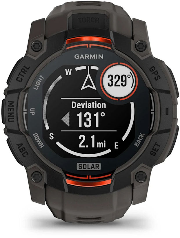 Instinct 3 Solar GPS Activity Smart Watch - 50 mm