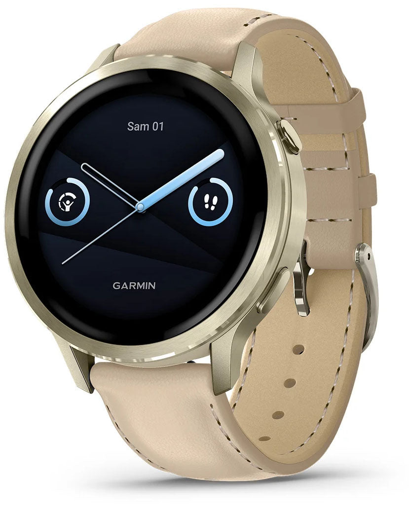 Venu 4 GPS Activity Leather Band Smart Watch - 41 mm