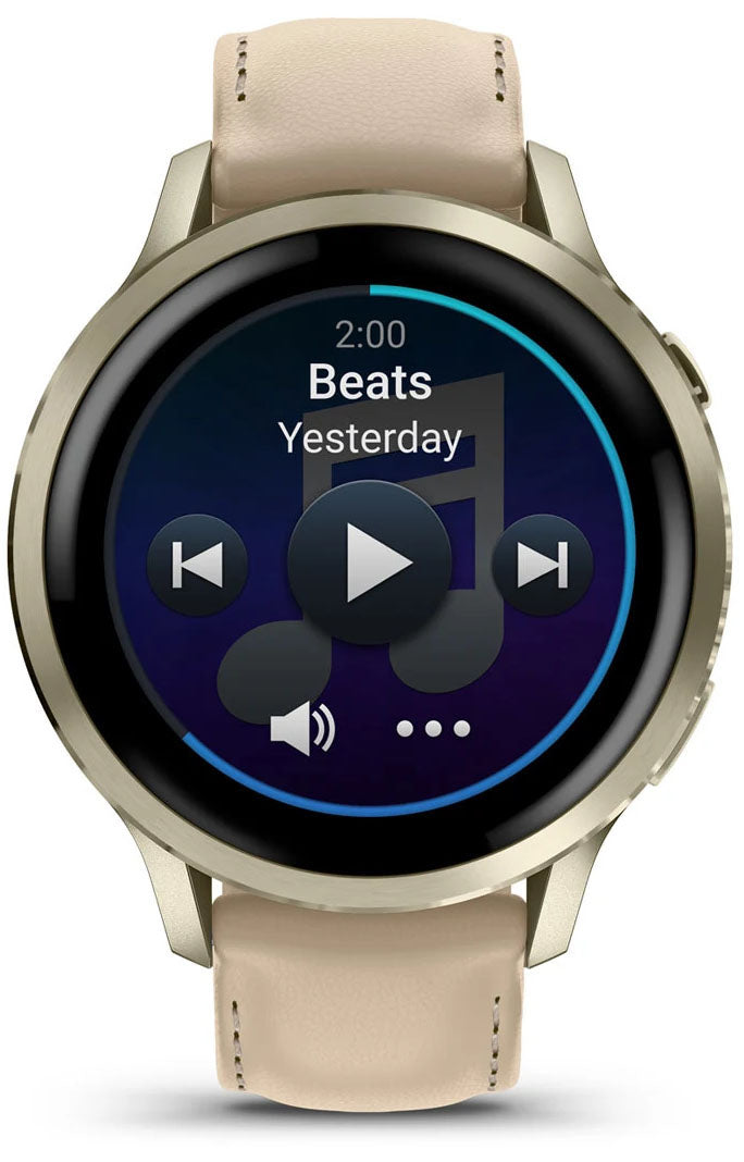 Venu 4 GPS Activity Leather Band Smart Watch - 41 mm