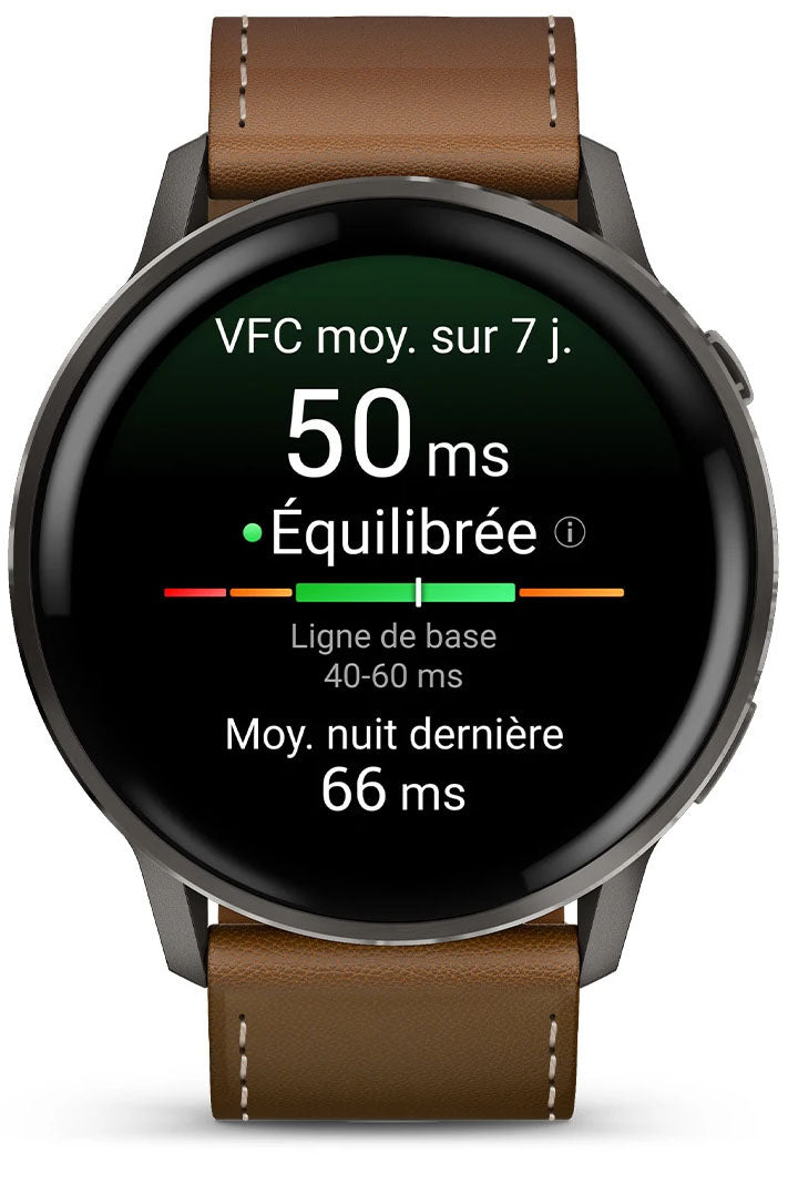 Venu 4 GPS Activity Leather Band Smart Watch - 45 mm