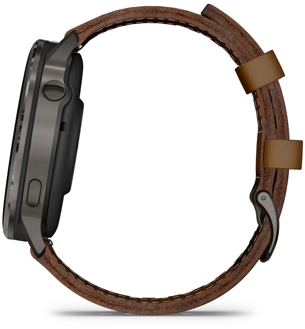 Venu 4 GPS Activity Leather Band Smart Watch - 45 mm