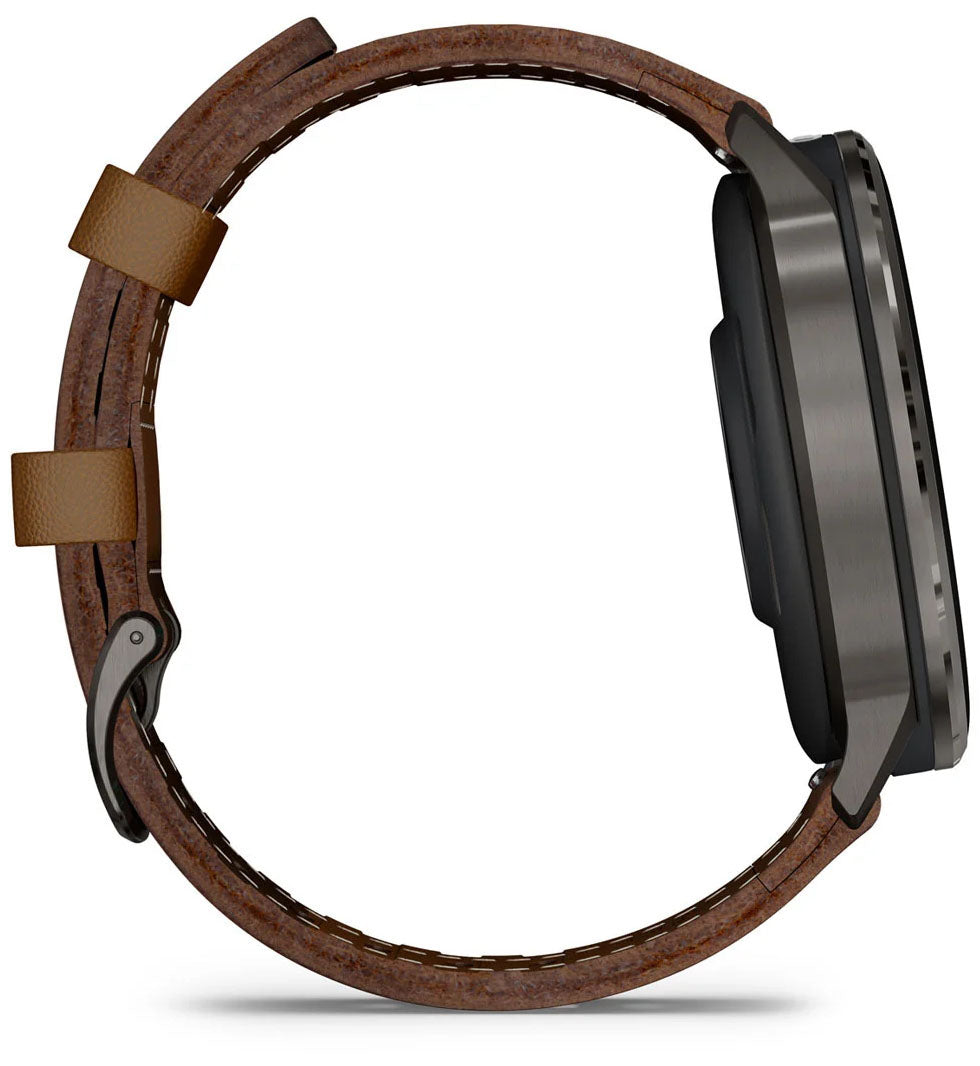 Venu 4 GPS Activity Leather Band Smart Watch - 45 mm