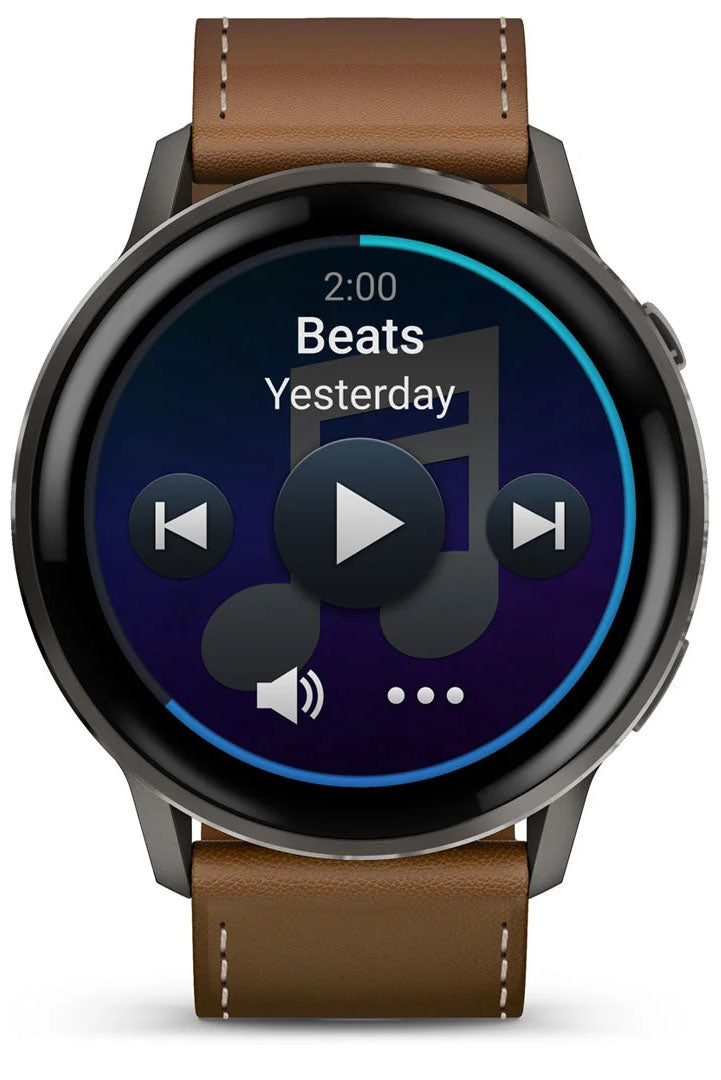 Venu 4 GPS Activity Leather Band Smart Watch - 45 mm