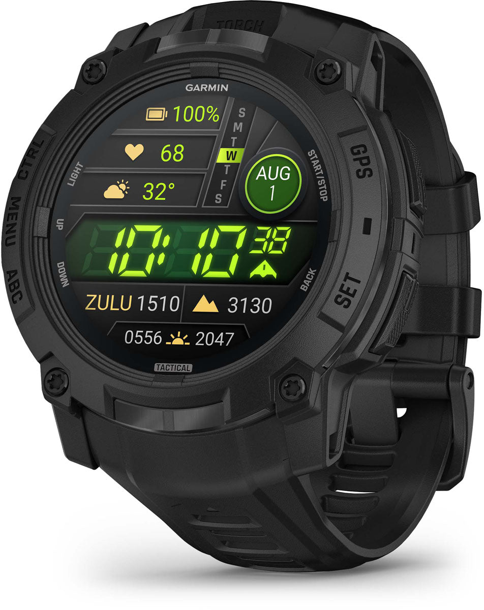 Instinct 3 Amoled Tactical GPS Activity Smart Watch - 50 mm