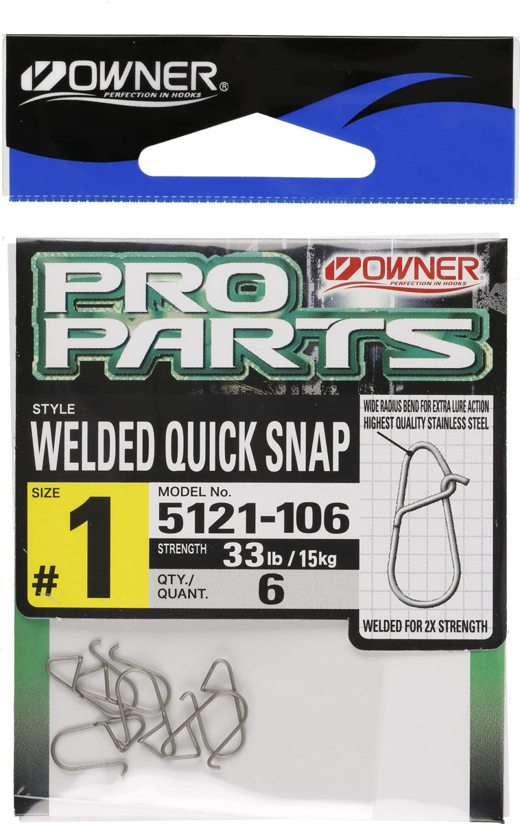 Hyper Welded Quick Snap - 6/PK