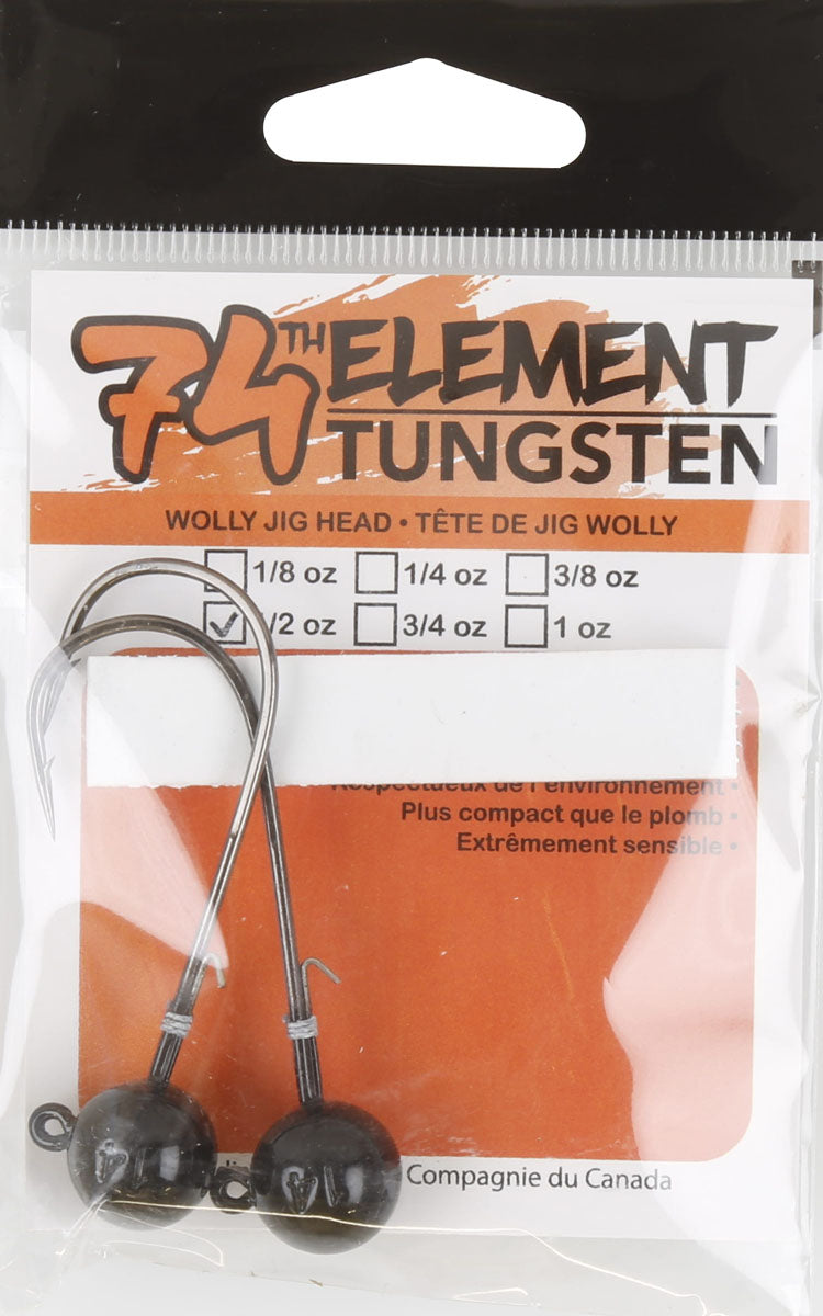 Wolly Round Jig - 1/2 oz. - 2/PK