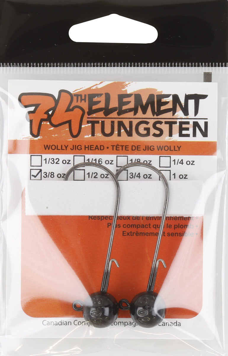 Wolly Round Jig - 3/8 oz. - 2/PK