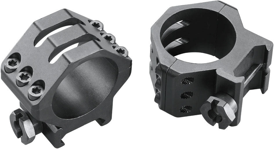 Six Hole Skeleton Scope Rings - Low - Matte - 30 mm