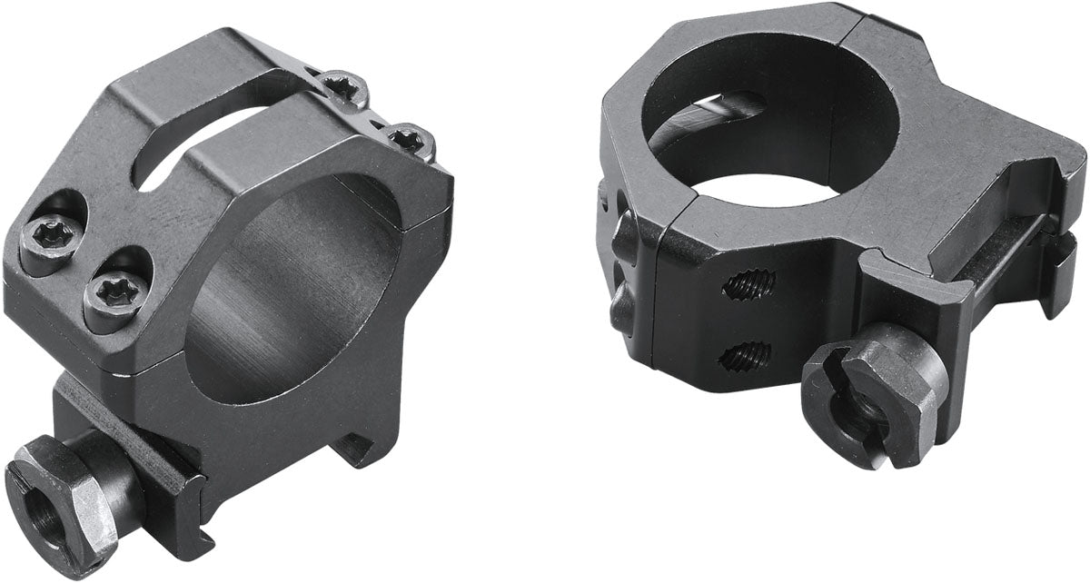 Four Hole Skeleton Scope Ring - High - Matte - 1 in.
