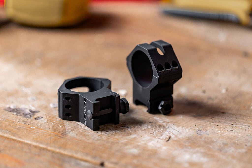Six Hole Picatinny Scope Rings - High - 34 mm