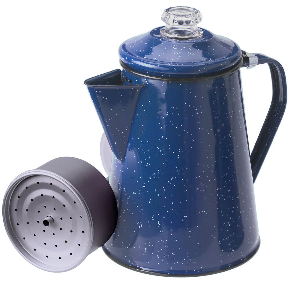 Enameled Steel Perculator 8 Cup