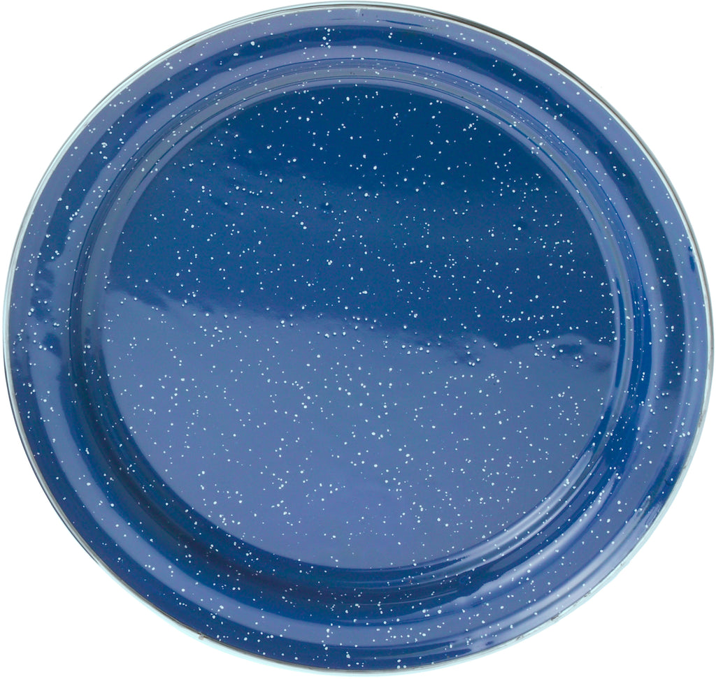 Enameled Steel Camping Plate - 10.25 in