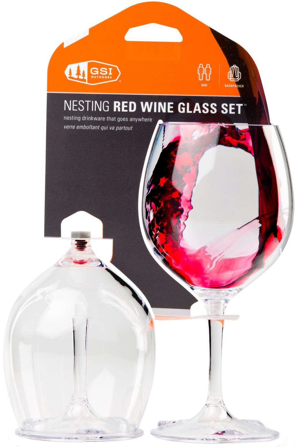 Nesting Red Wine Glass - 2 Pack