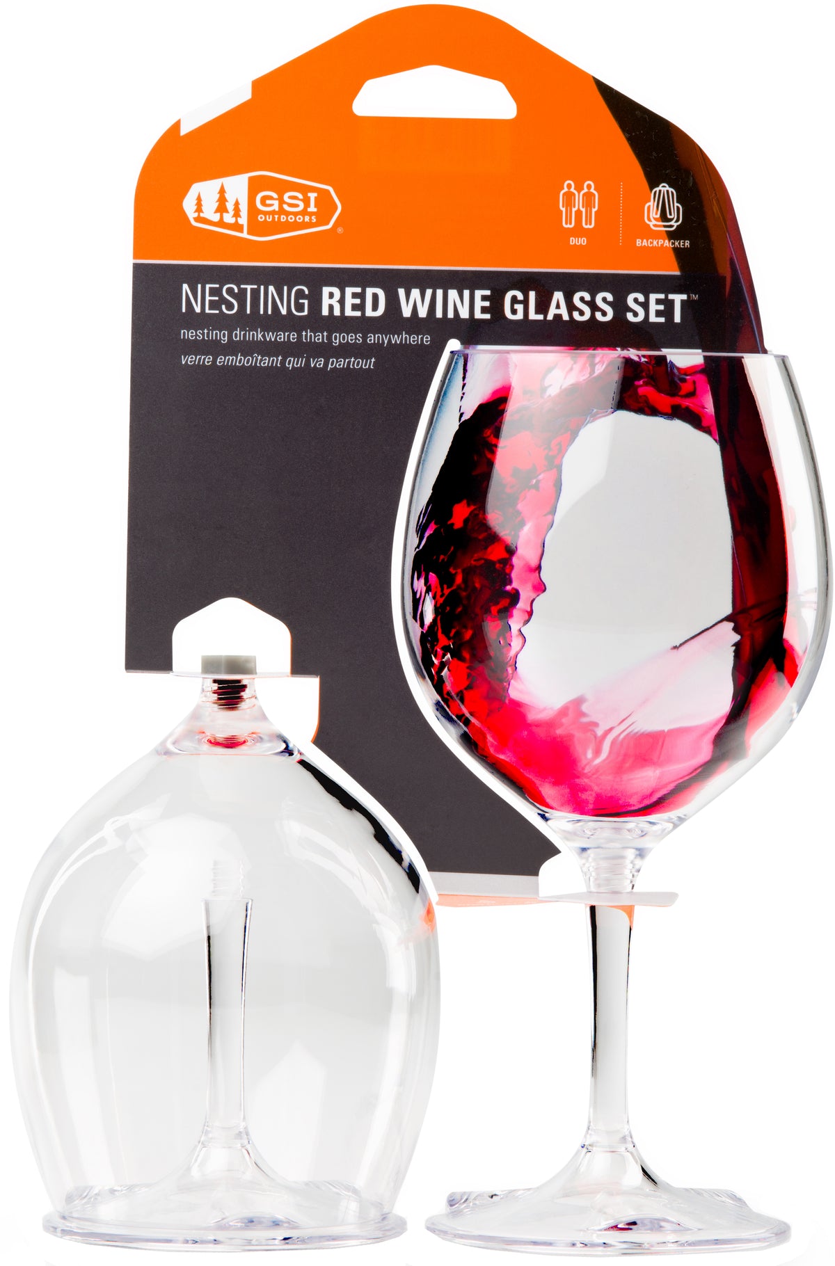 Nesting Red Wine Glass - 2 Pack
