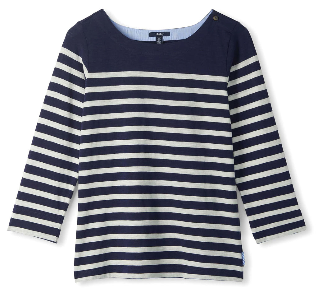 Button Breton Sweater - Women's