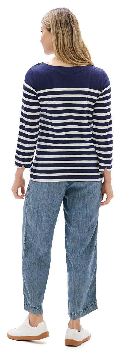 Button Breton Sweater - Women's